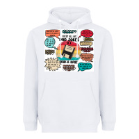 White ı keep all my dad jokes in a dad a base Heavyweight Hoodie - MaliasSmallBusiness