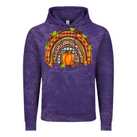 Cloud Purple fall rainbow Vintage Hoodie - Zillion Design Studio