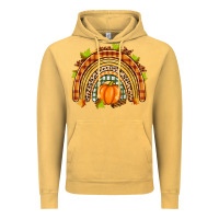 Vintage Mustard fall rainbow Vintage Hoodie - Zillion Design Studio