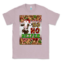 Lilac Christmas Ho Ho Ho Heifer Classic Tee - Artiststas