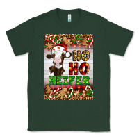 Sports Green Christmas Ho Ho Ho Heifer Classic Tee - Artiststas