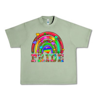 Oil Green lgbtq pride and rainbow Urban Heavy Tee - HRA Design Shop