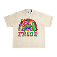 Sandshell lgbtq pride and rainbow Urban Heavy Tee - HRA Design Shop