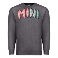 Charcoal Heather mini christmas plaid Premium Sweatshirt - MaliasSmallBusiness