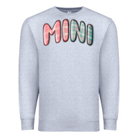 Heather Grey mini christmas plaid Premium Sweatshirt - MaliasSmallBusiness