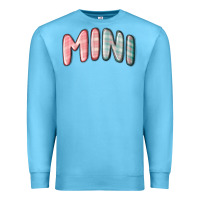 Ocean Blue mini christmas plaid Premium Sweatshirt - MaliasSmallBusiness