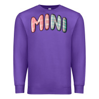Purple mini christmas plaid Premium Sweatshirt - MaliasSmallBusiness