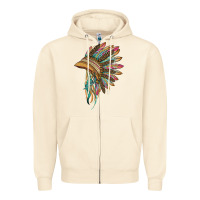 Sandshell indian leopard headdress Zipper Hoodie - BarkalooDesign