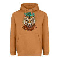 Meerkat wild heart tiger college western Heavyweight Hoodie - NancyCooperArtShop