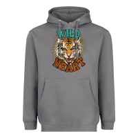 Storm wild heart tiger college western Heavyweight Hoodie - NancyCooperArtShop