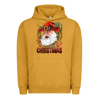 Pigment Peanut Butter Cowboy Christas Santa Urban Hoodie - NancyCooperArtShop
