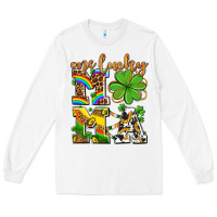 White one lucky mama Long Sleeve Tee - AdoDesignShop