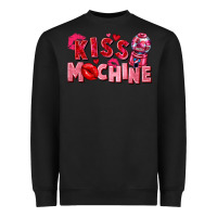 Black kiss machine Heavyweight Sweatshirt - FaDigitalArtStudio