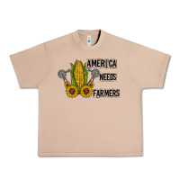 Burro america needs farmers Urban Heavy Tee - CowhideDigitalArt