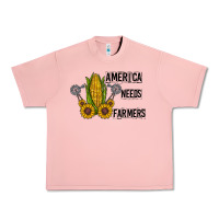 Salmon america needs farmers Urban Heavy Tee - CowhideDigitalArt