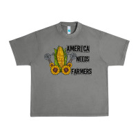 Tornado america needs farmers Urban Heavy Tee - CowhideDigitalArt