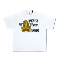 White america needs farmers Urban Heavy Tee - CowhideDigitalArt