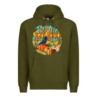 Army Green tis' the season Premium Hoodie - LillyAllenDesigns
