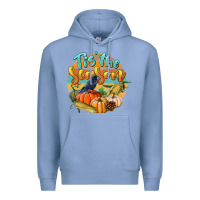 Colony Blue tis' the season Premium Hoodie - LillyAllenDesigns