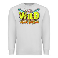 Dove Grey wild about softball Premium Sweatshirt - NancyCooperArtShop