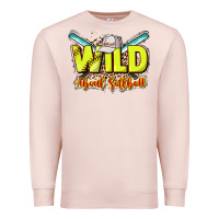 Pale Pink wild about softball Premium Sweatshirt - NancyCooperArtShop