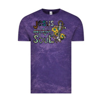 Cloud Purple jesus is the anchor of my soul Vintage Tee - SublimationCraftShop