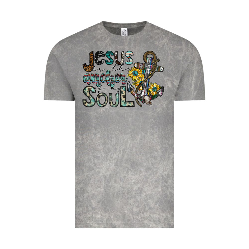 Jesus Is The Anchor Of My Soul Vintage Tee by SublimationCraftShop | Teevron