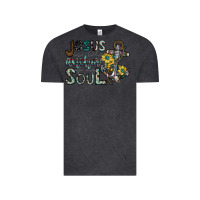 Vintage Black jesus is the anchor of my soul Vintage Tee - SublimationCraftShop
