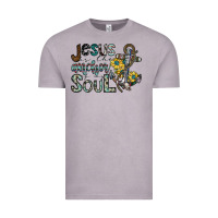 Vintage Zinc jesus is the anchor of my soul Vintage Tee - SublimationCraftShop