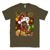 Army Green Christmas horse Classic Tee - Artiststas