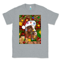 Heather Grey Christmas horse Classic Tee - Artiststas