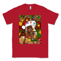 Red Christmas horse Classic Tee - Artiststas