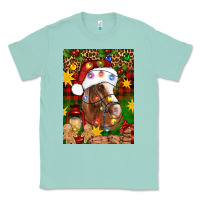 Seafoam Christmas horse Classic Tee - Artiststas