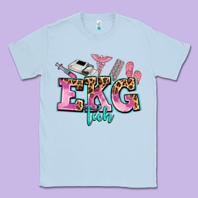 Ekg Tech Classic Tee Designed By Adodesignshop