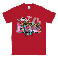 Red ekg tech Classic Tee - AdoDesignShop