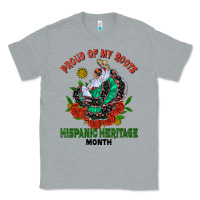 Heather Grey traditional lady hispanic heritage month Classic Tee - BundleAndBundleShop