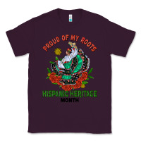 Plum traditional lady hispanic heritage month Classic Tee - BundleAndBundleShop