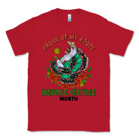 Red traditional lady hispanic heritage month Classic Tee - BundleAndBundleShop