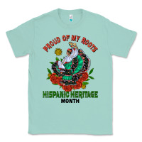 Seafoam traditional lady hispanic heritage month Classic Tee - BundleAndBundleShop