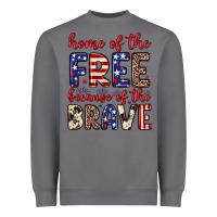 Storm Home of the free because of the brave Heavyweight Sweatshirt - Neo Western