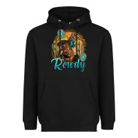Black western rowdy Heavyweight Hoodie - NancyCooperArtShop