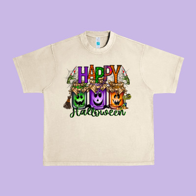 Happy Halloween Jar Urban Heavy Tee Designed By Racoondesign