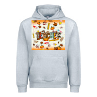 Heather Grey teacher fall Urban Hoodie - NancyCooperArtShop