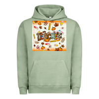 Pigment Oil Green teacher fall Urban Hoodie - NancyCooperArtShop