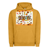 Pigment Peanut Butter teacher fall Urban Hoodie - NancyCooperArtShop