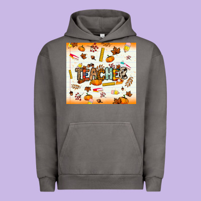 Teacher Fall Urban Hoodie Designed By Nancycooperartshop