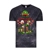 Cloud Black im the wine lover elf Vintage Tee - FaDigitalArtStudio