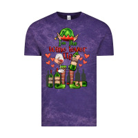 Cloud Purple im the wine lover elf Vintage Tee - FaDigitalArtStudio
