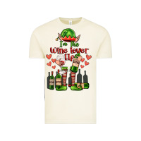 Im The Wine Lover Elf Vintage Tee | Teevron