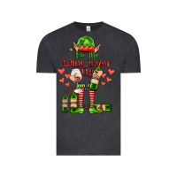 Vintage Black im the wine lover elf Vintage Tee - FaDigitalArtStudio